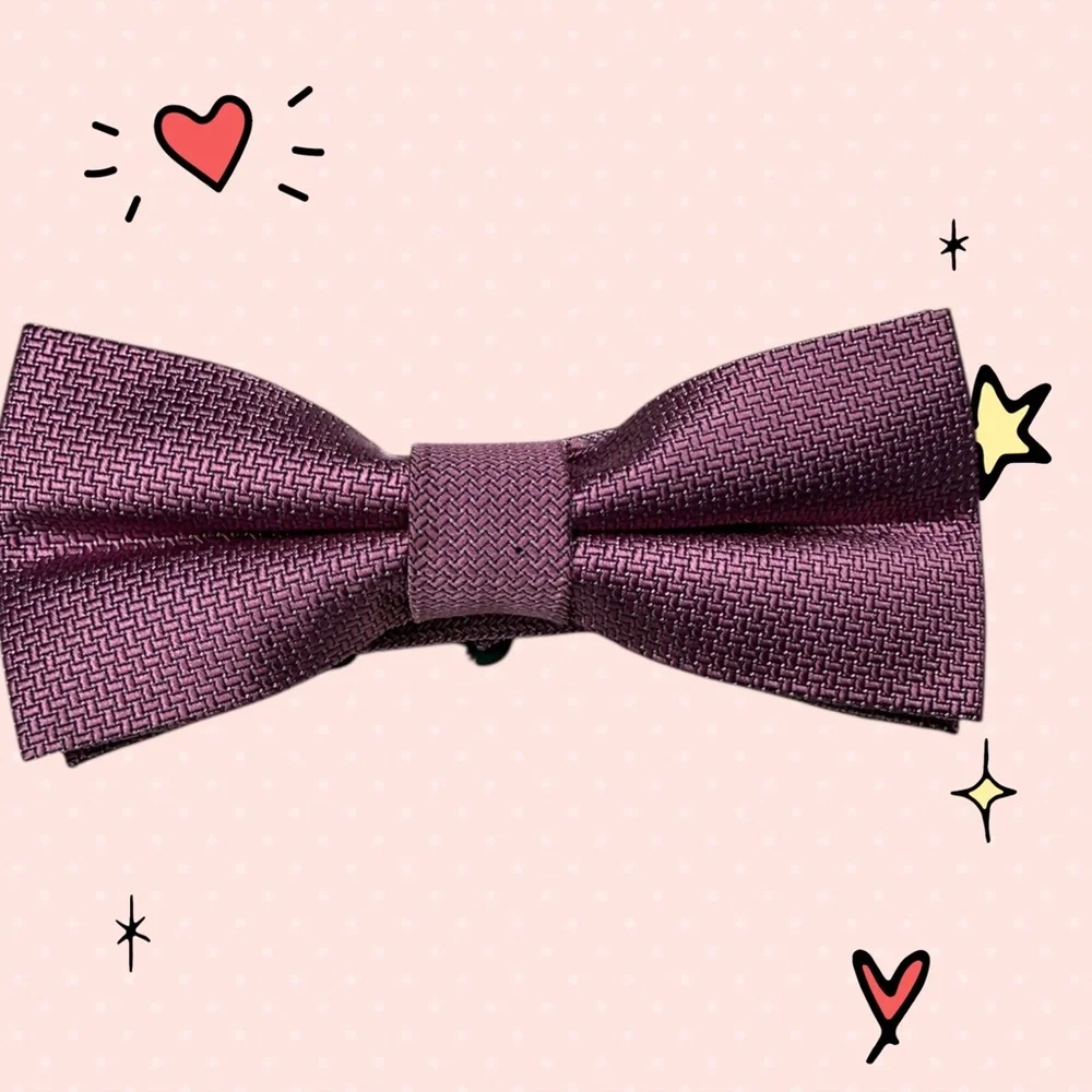 Nordstrom kids Rich Plum Bow Tie
